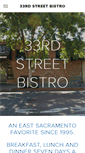 Mobile Screenshot of 33rdstreetbistro.com